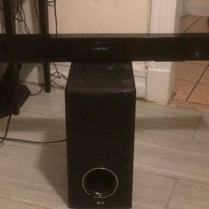 Lg soundbar with subwoofer